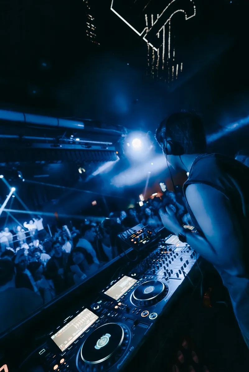 DJ performing at a show