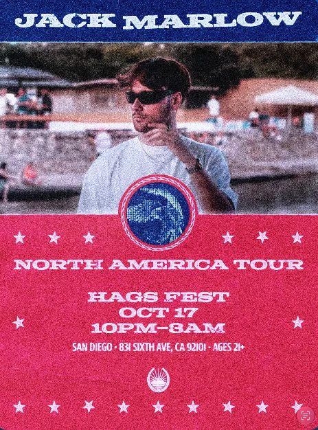 H.A.G.S Fest presents: Jack Marlow event poster